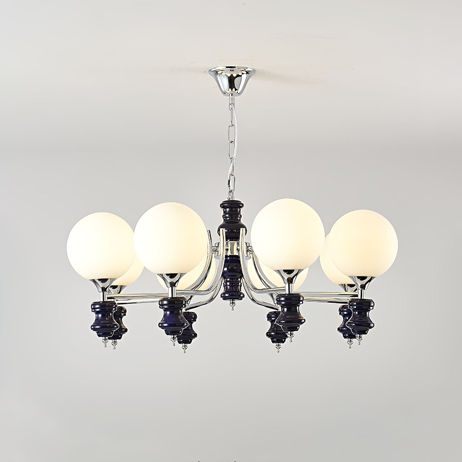 Aurora Chandelier Regal Orb Frosted - Lamp Outdoor