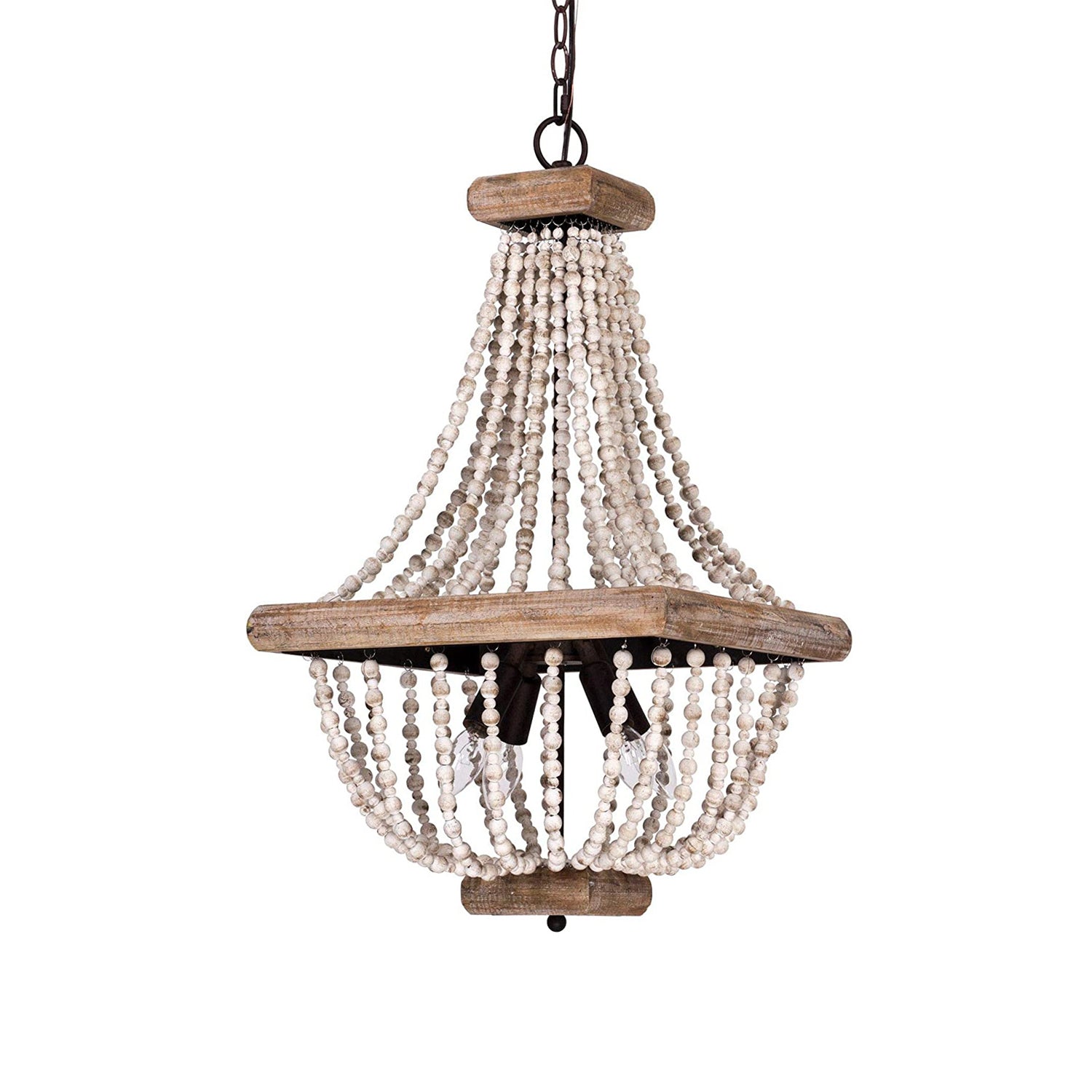 Wood Farmhouse Chandelier