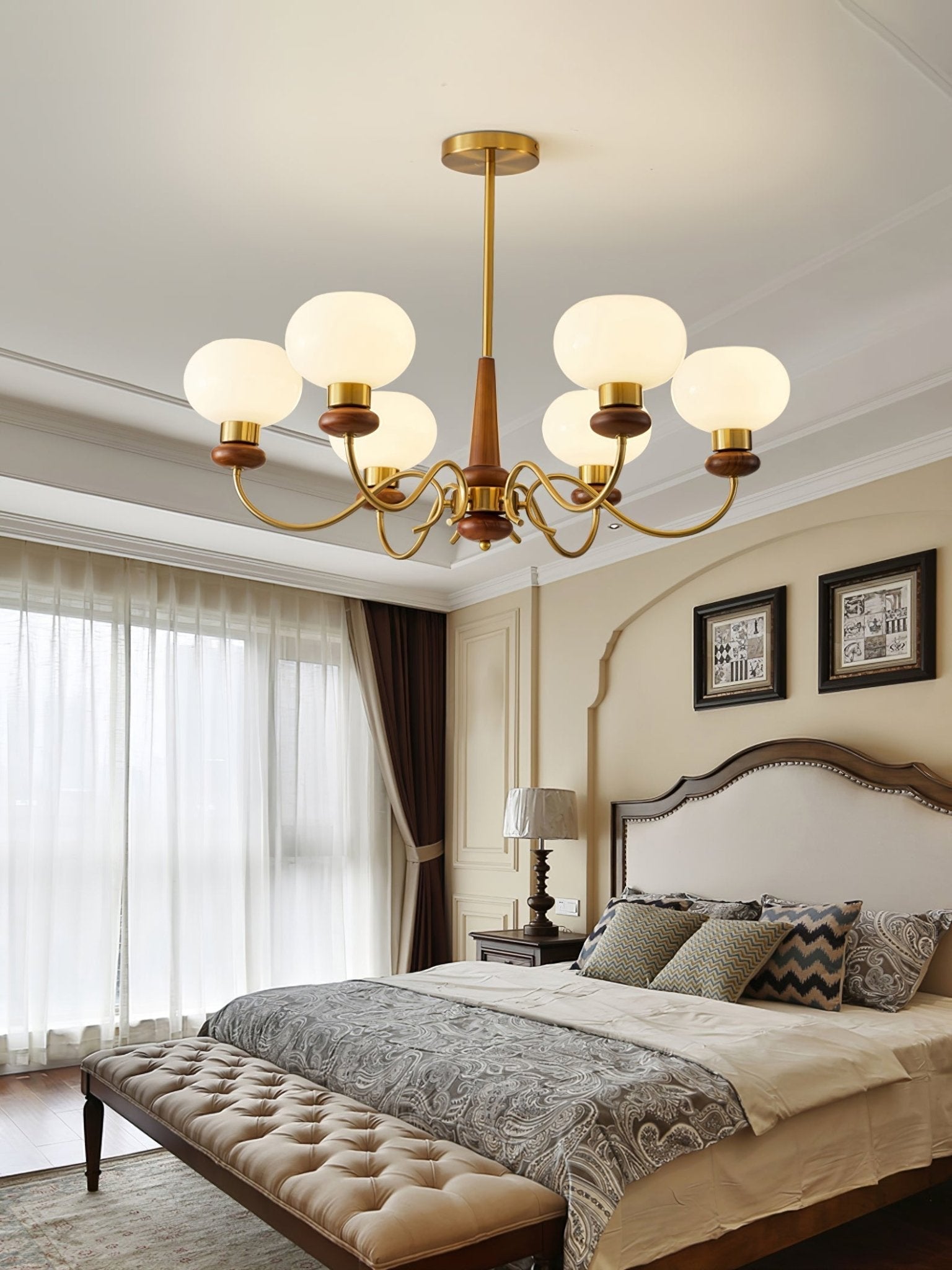 Regency Globe Chandelier - Lamp Outdoor