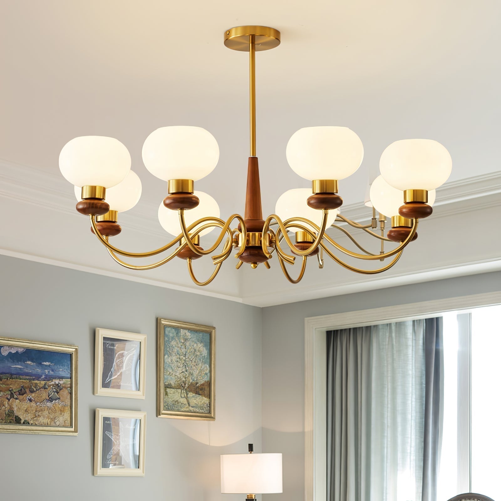 Regency Globe Chandelier - Lamp Outdoor
