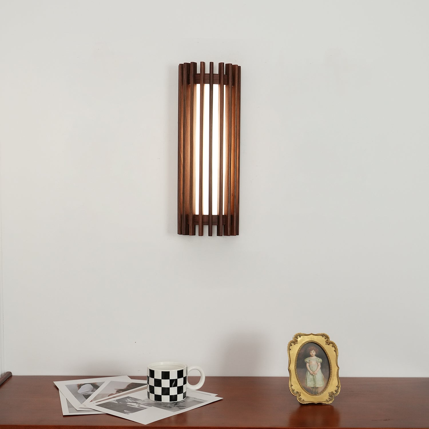 Neyra Walnut Indoor Wall Lamp - Lamp Outdoor