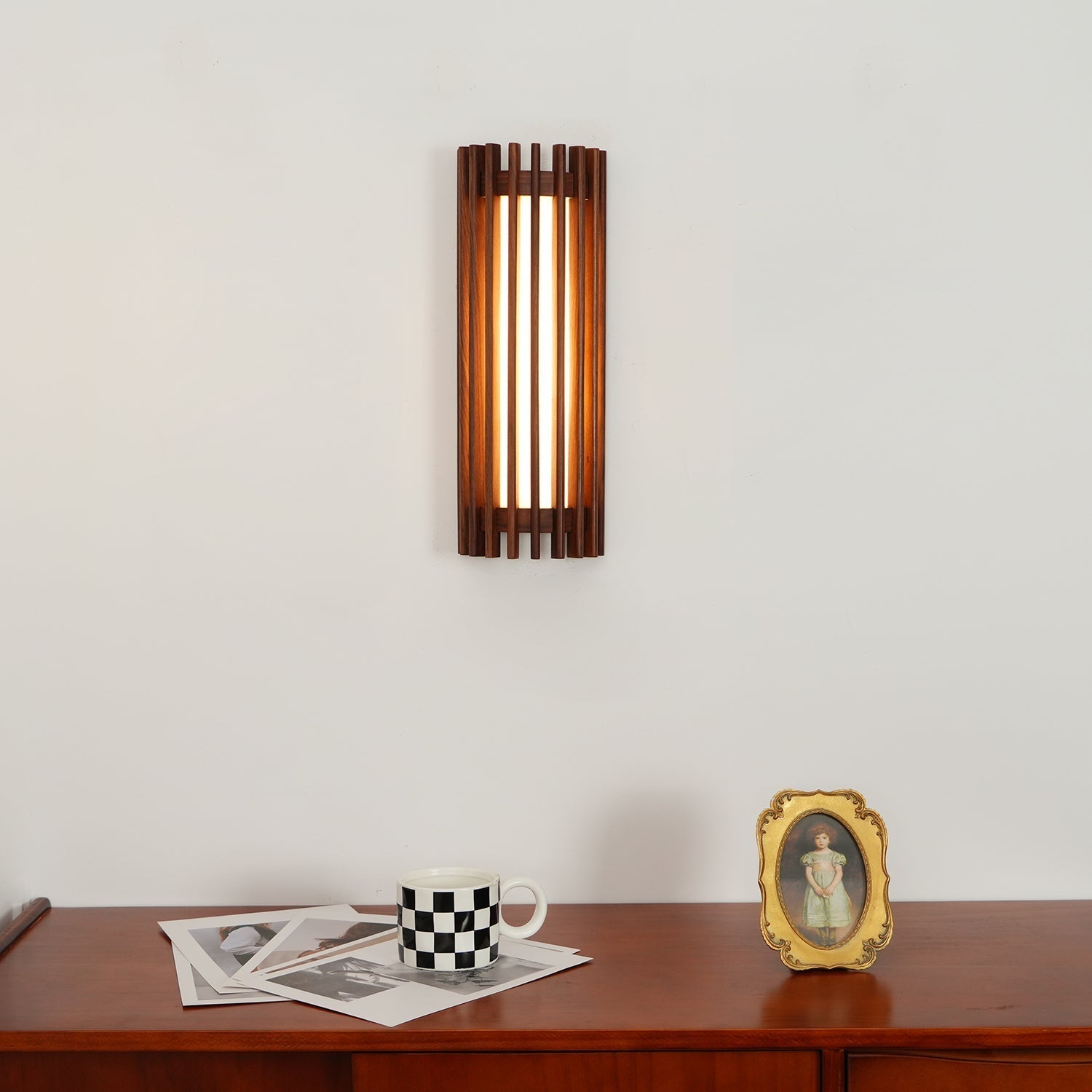 Neyra Walnut Indoor Wall Lamp - Lamp Outdoor