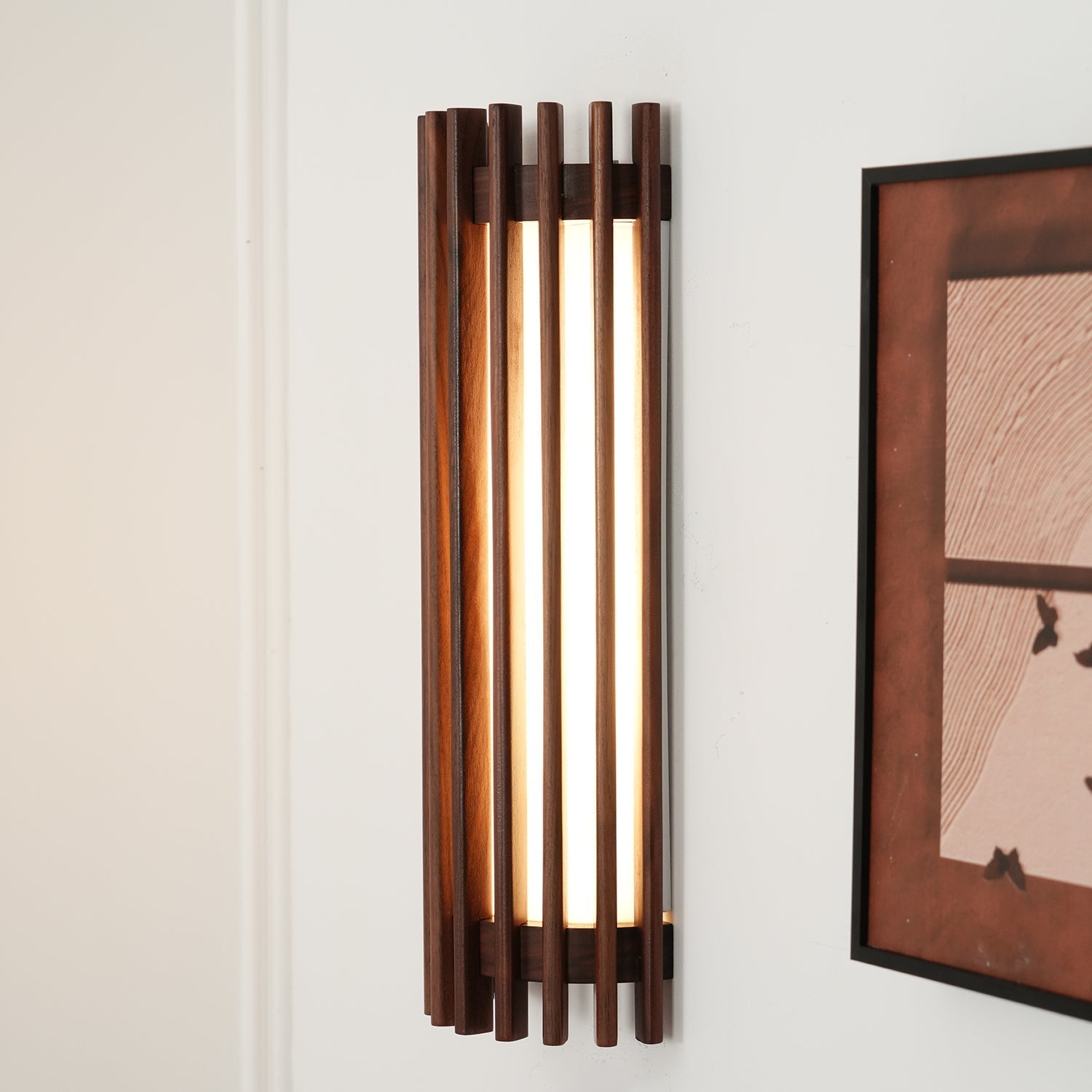 Neyra Walnut Indoor Wall Lamp - Lamp Outdoor