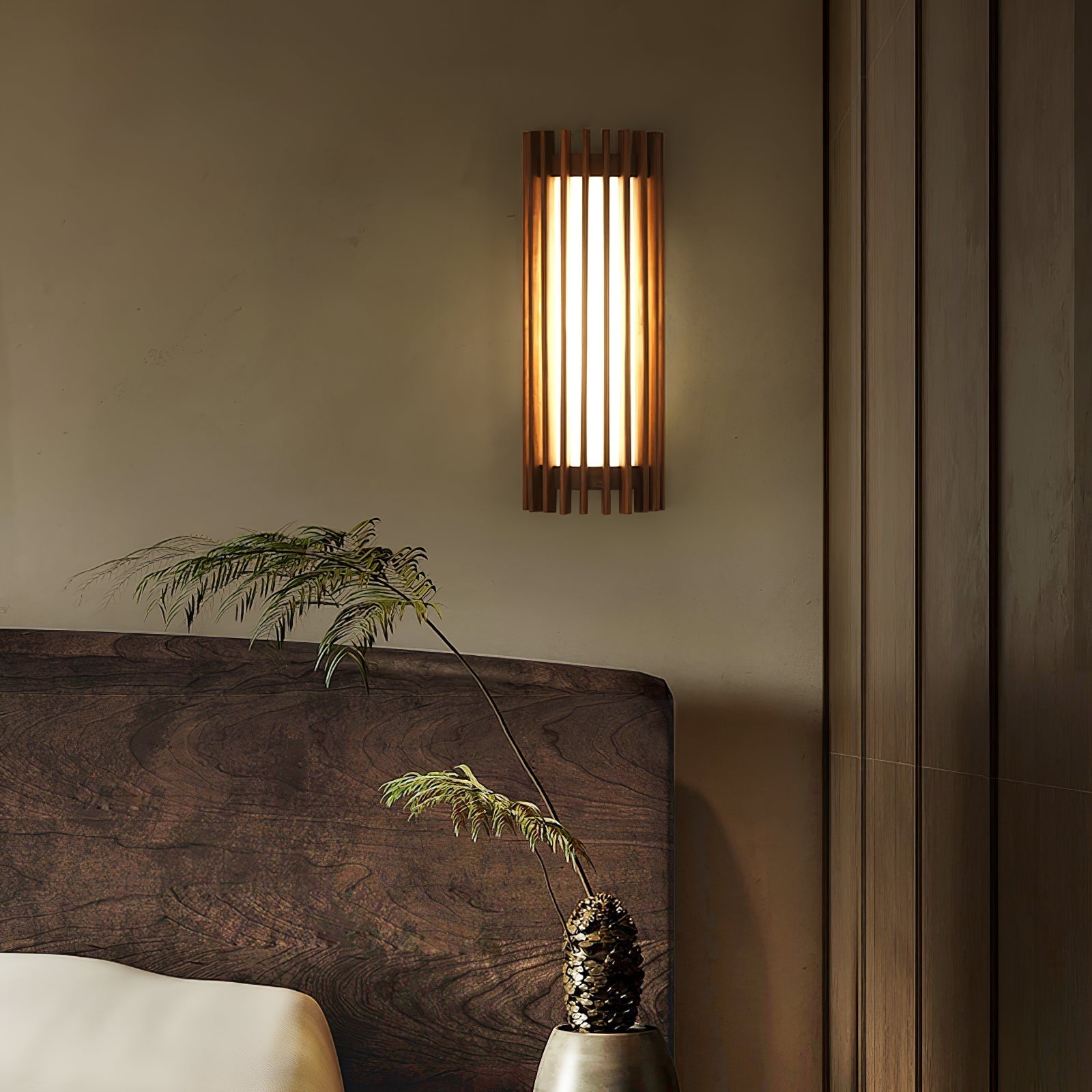 Neyra Walnut Indoor Wall Lamp - Lamp Outdoor