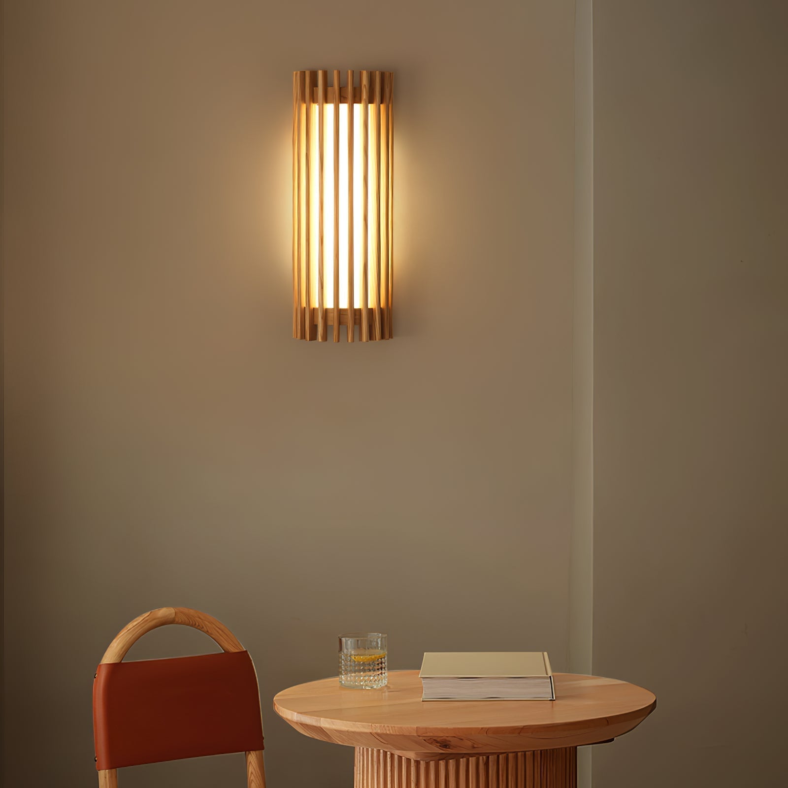 Neyra Walnut Indoor Wall Lamp - Lamp Outdoor