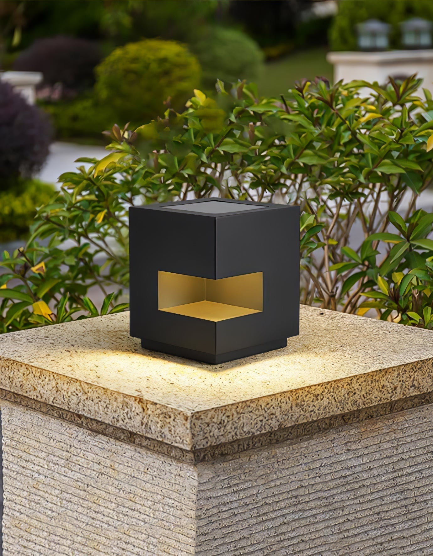 Regular Cube Post Outdoor Light - Lamp Outdoor