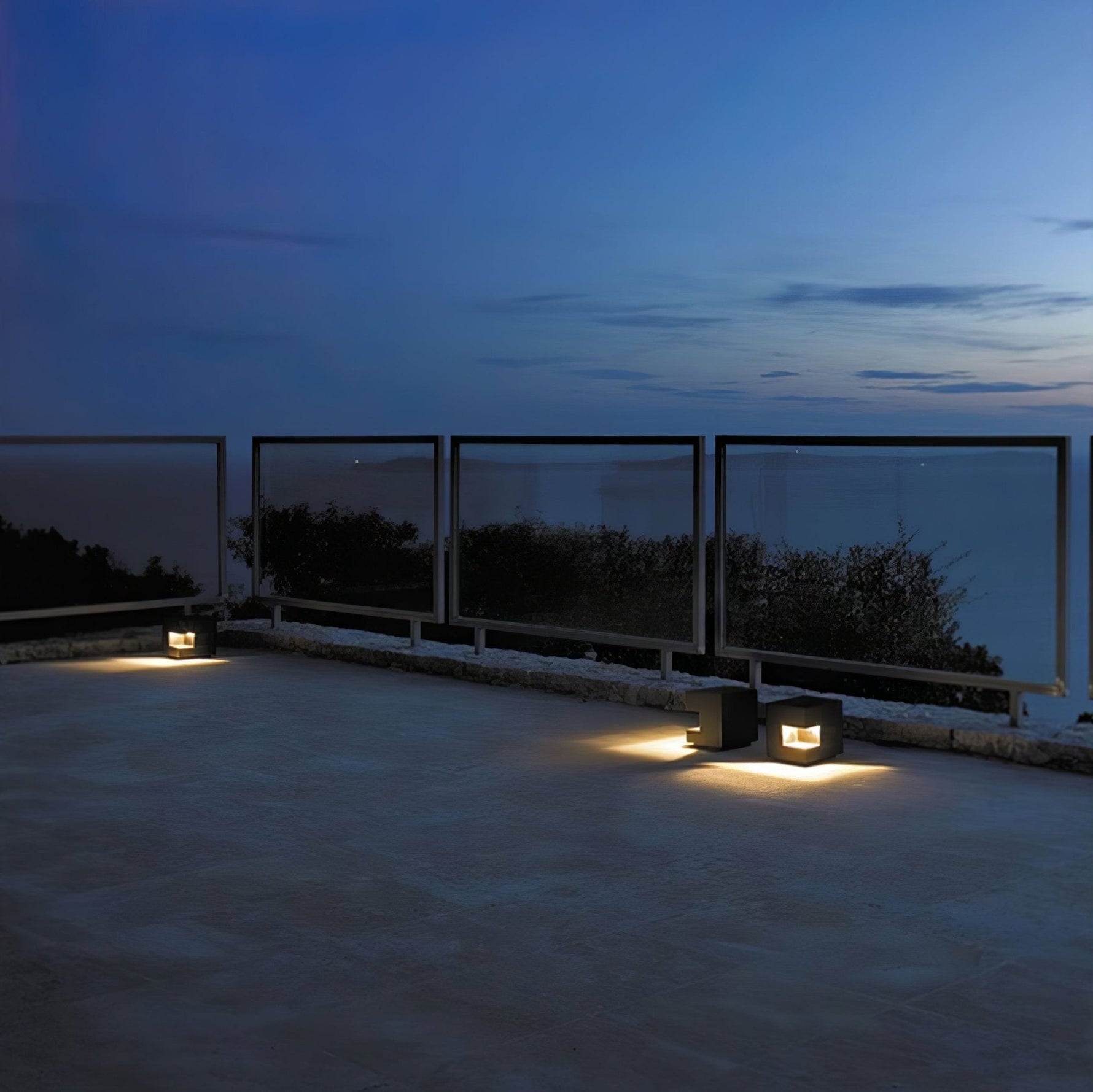 Regular Cube Post Outdoor Light - Lamp Outdoor