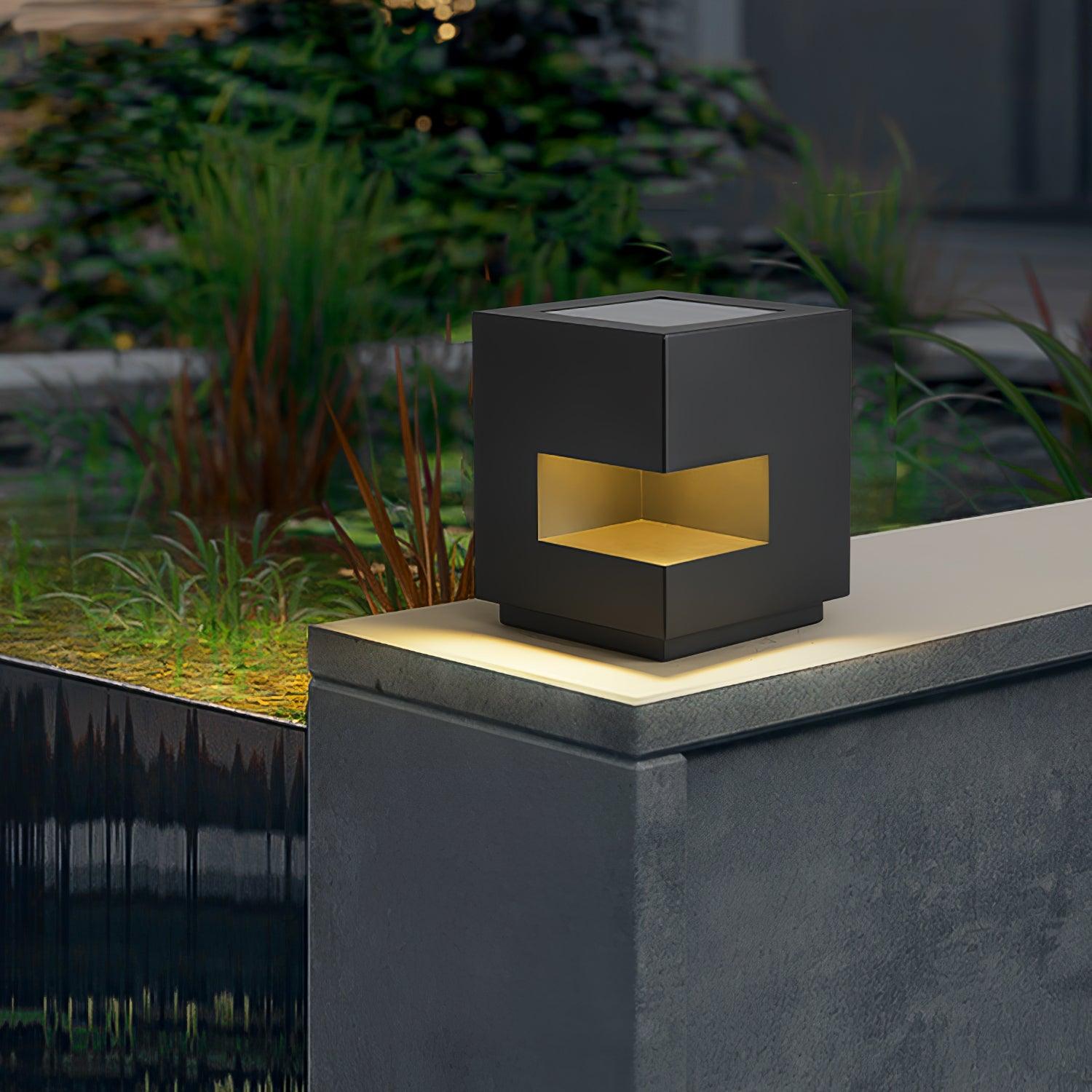 Regular Cube Post Outdoor Light - Lamp Outdoor