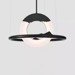 Mytalan Circular Acrylic Wood Pendant Light - Lamp Outdoor