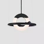 Mytalan Circular Acrylic Wood Pendant Light - Lamp Outdoor