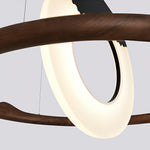 Mytalan Circular Acrylic Wood Pendant Light - Lamp Outdoor