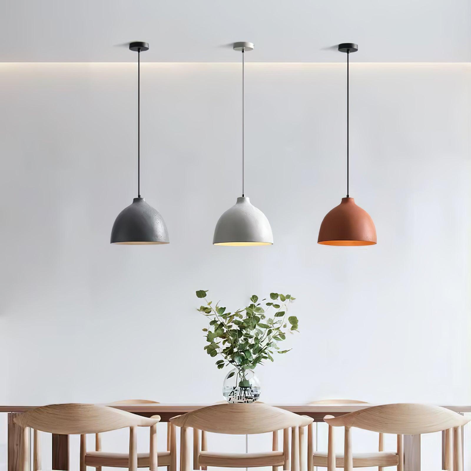 Resin Bowl Pendant Lamp - Lamp Outdoor
