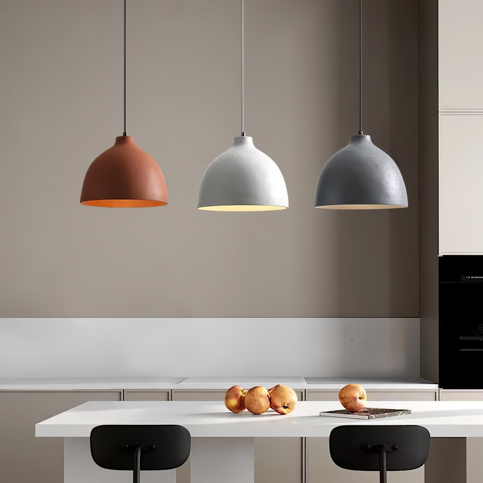 Resin Bowl Pendant Lamp - Lamp Outdoor