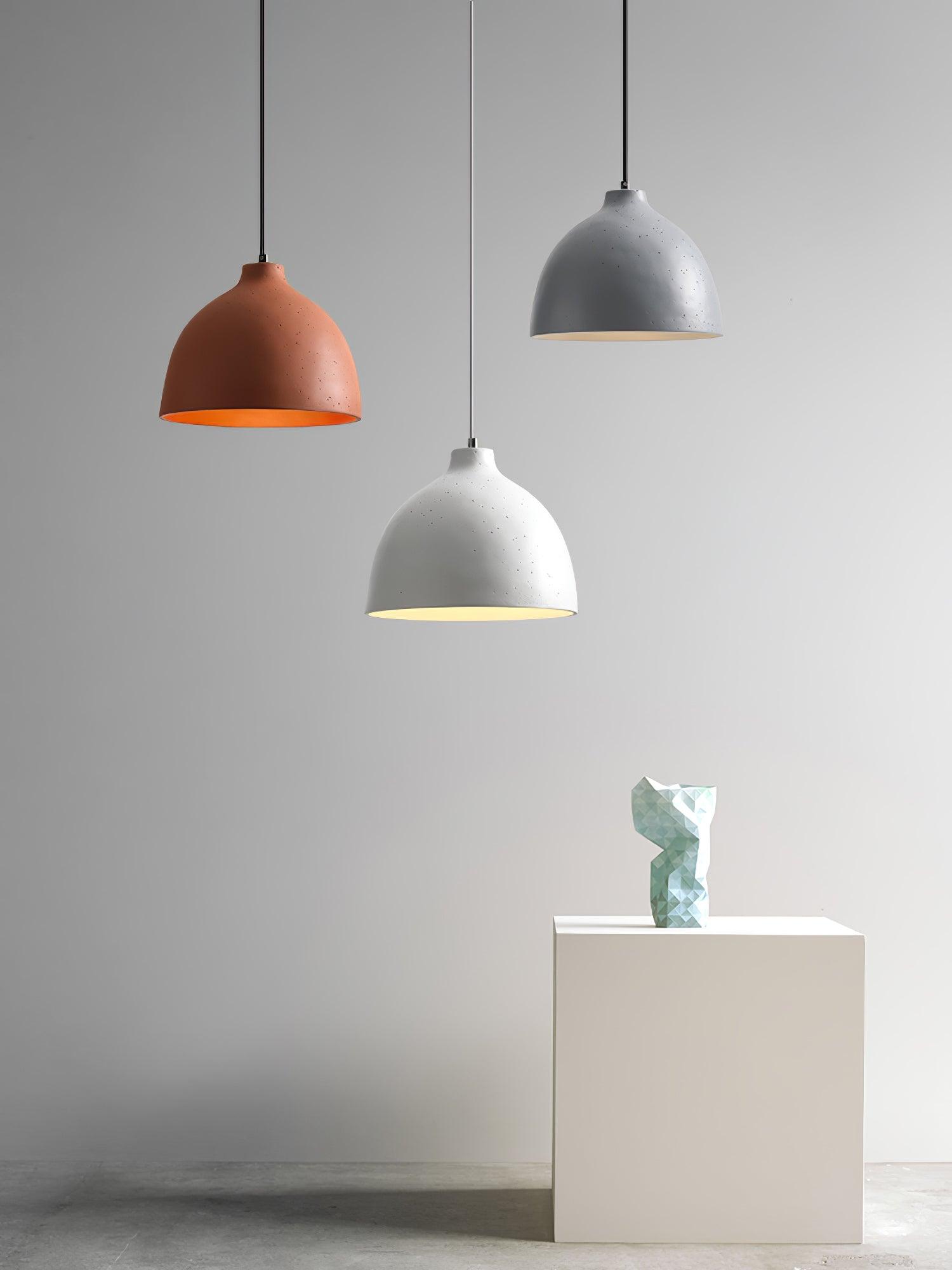 Resin Bowl Pendant Lamp - Lamp Outdoor