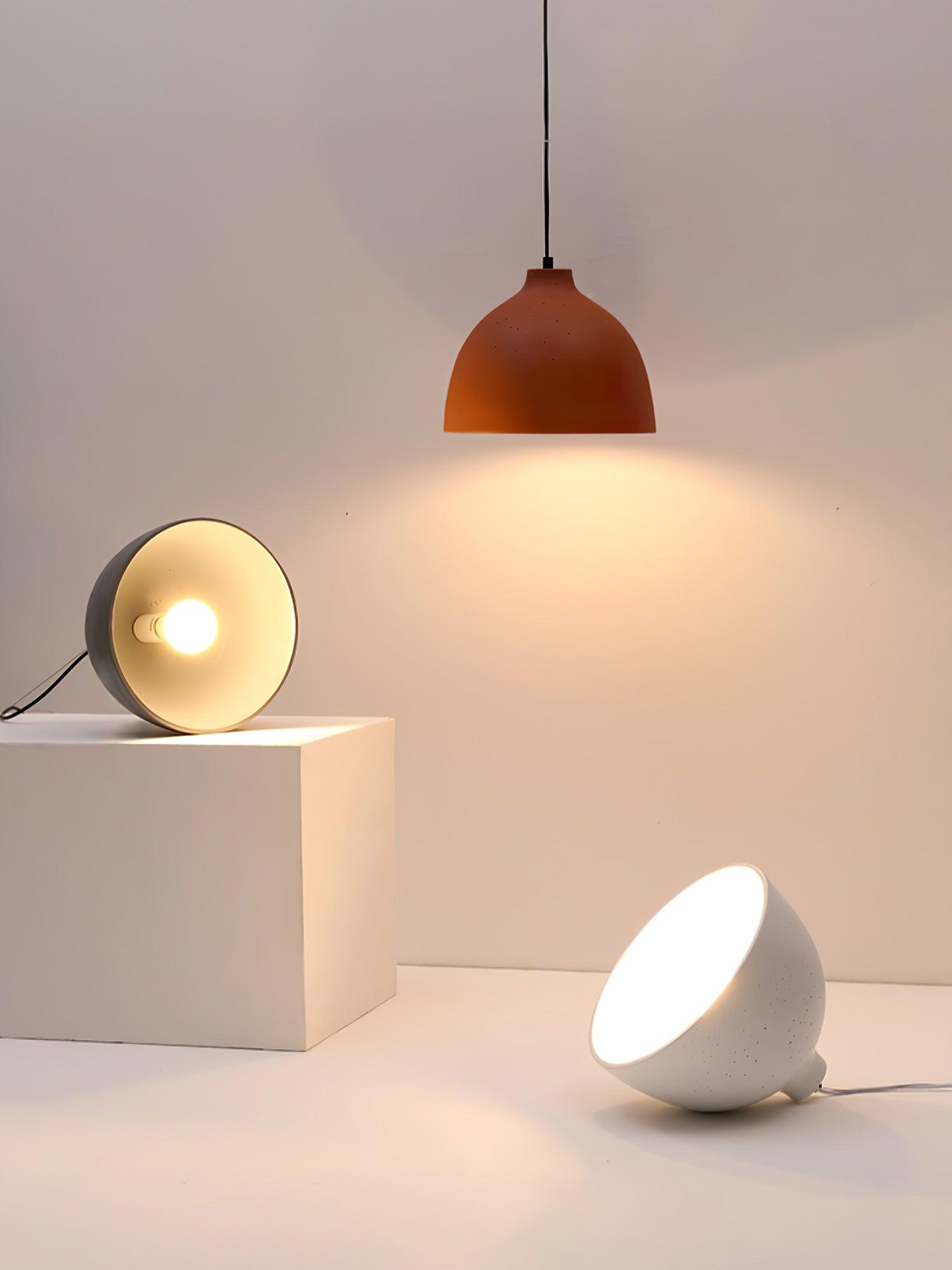 Resin Bowl Pendant Lamp - Lamp Outdoor