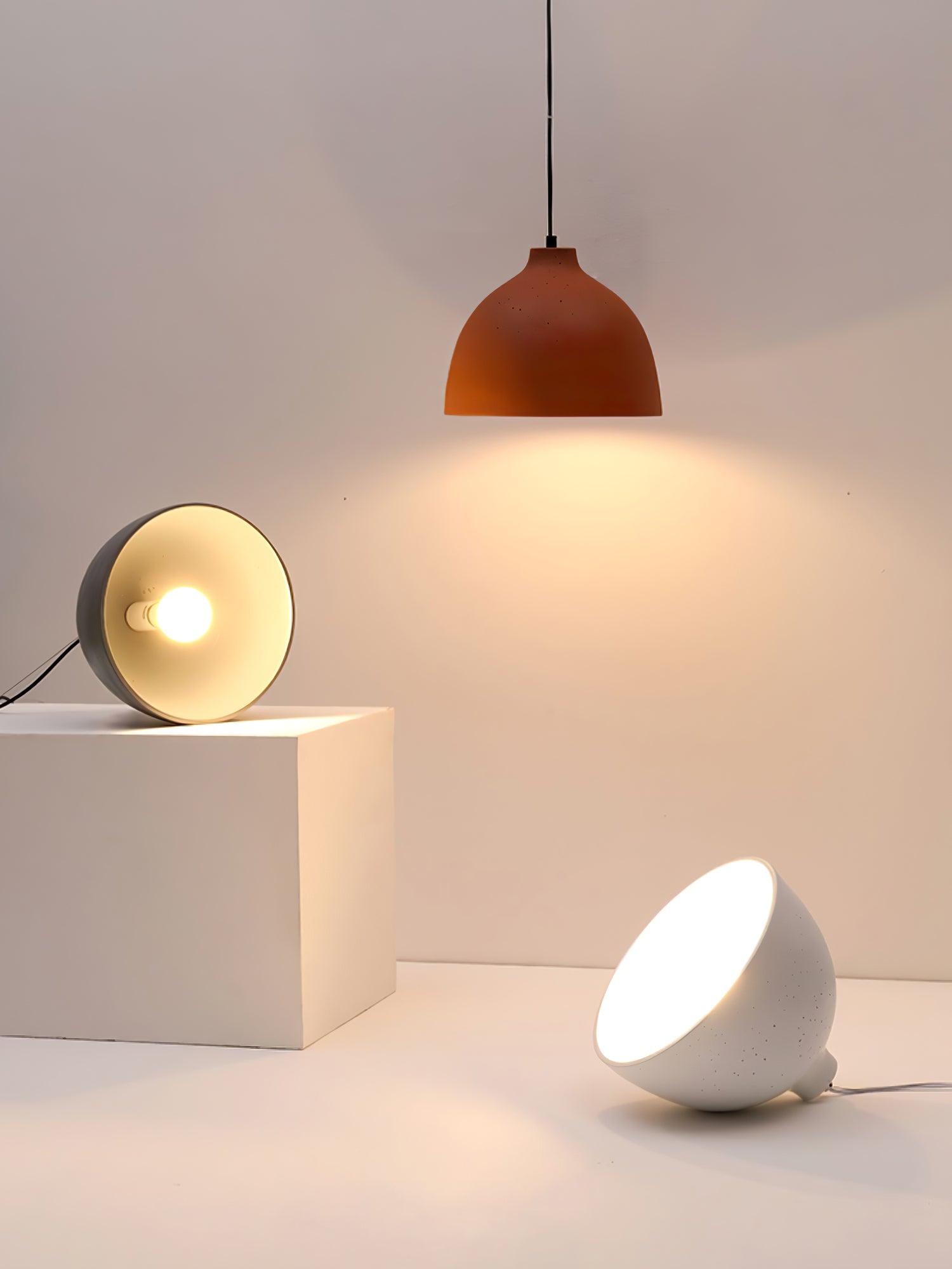 Resin Bowl Pendant Lamp - Lamp Outdoor