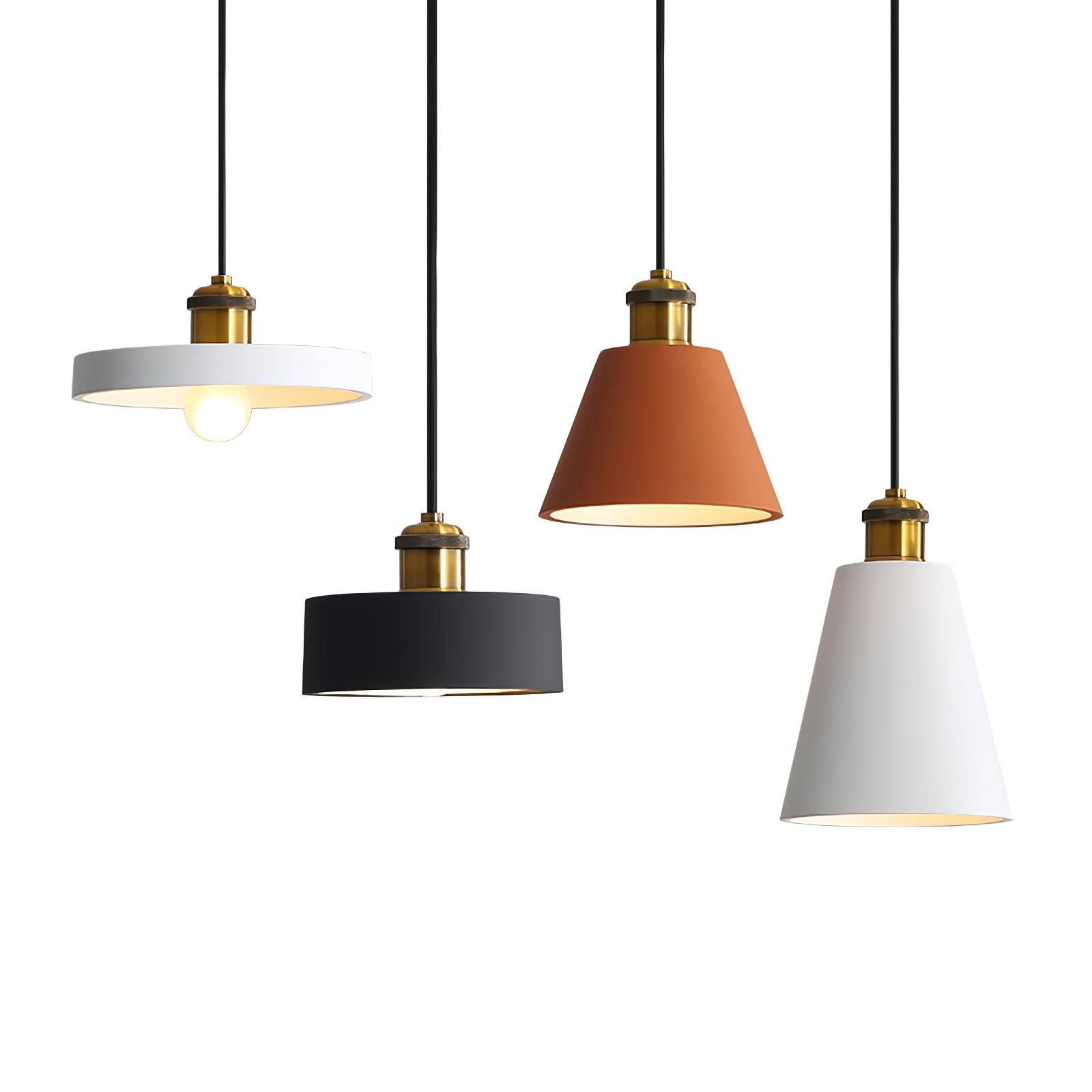 Resin Geometric Pendant Lamp - Lamp Outdoor
