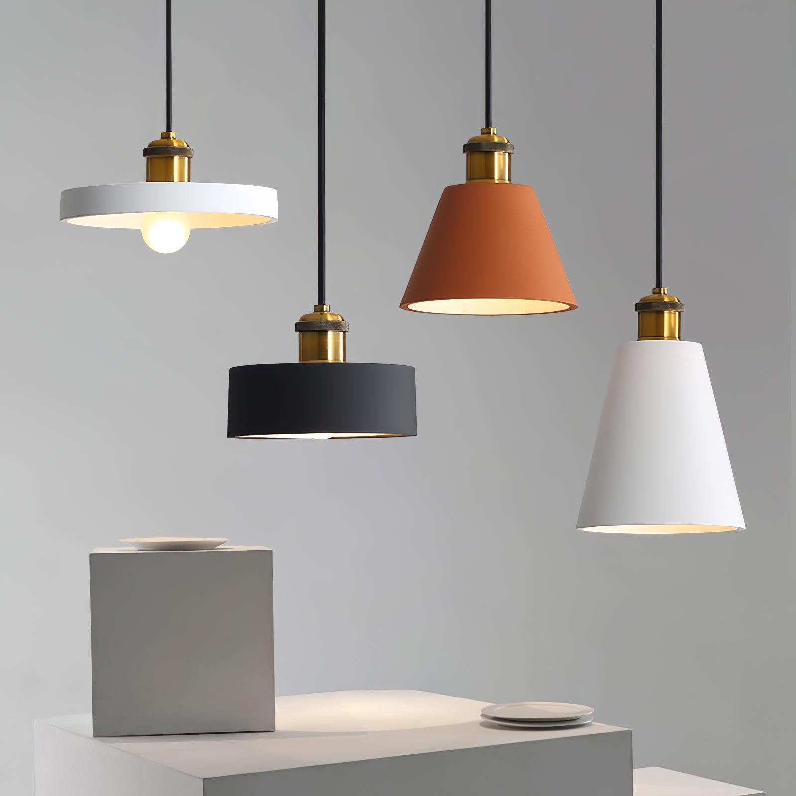Resin Geometric Pendant Lamp - Lamp Outdoor