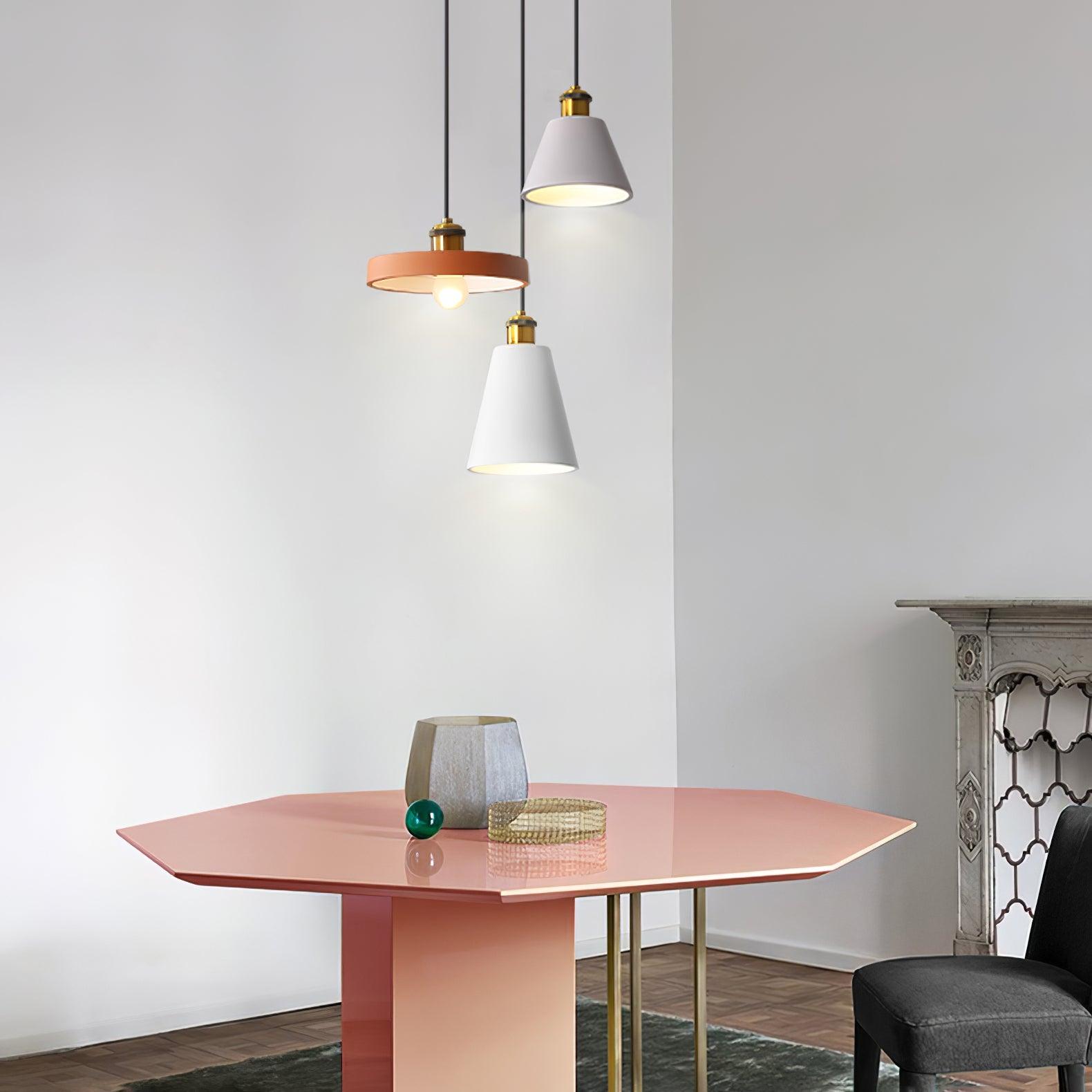 Resin Geometric Pendant Lamp - Lamp Outdoor