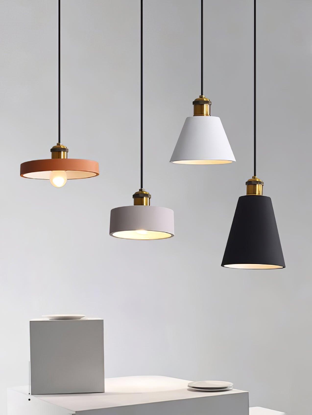 Resin Geometric Pendant Lamp - Lamp Outdoor