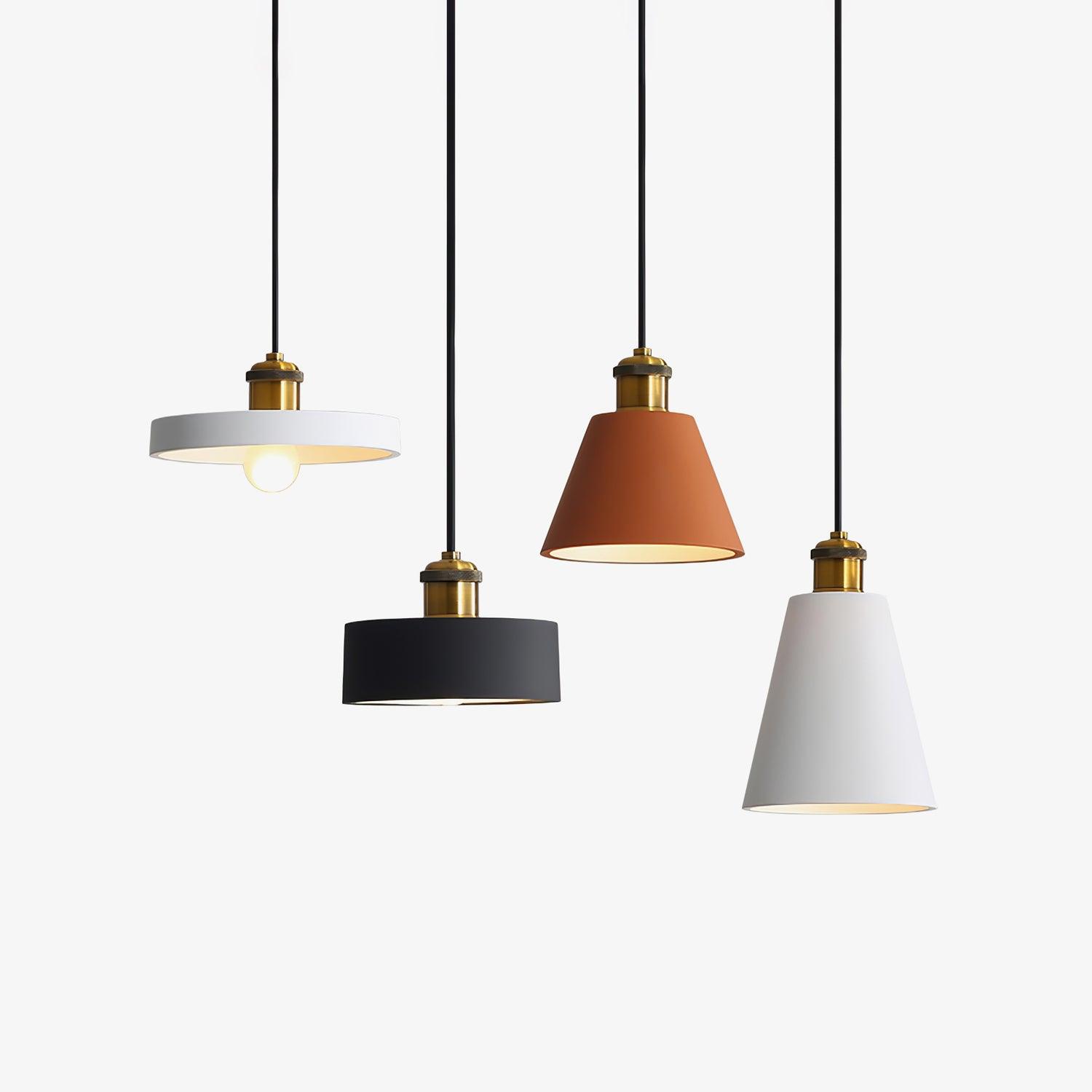 Resin Geometric Pendant Lamp - Lamp Outdoor