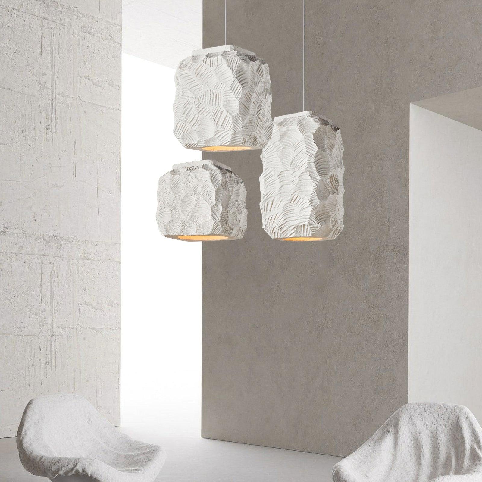 Resin Geometry Pendant Lamp - Lamp Outdoor