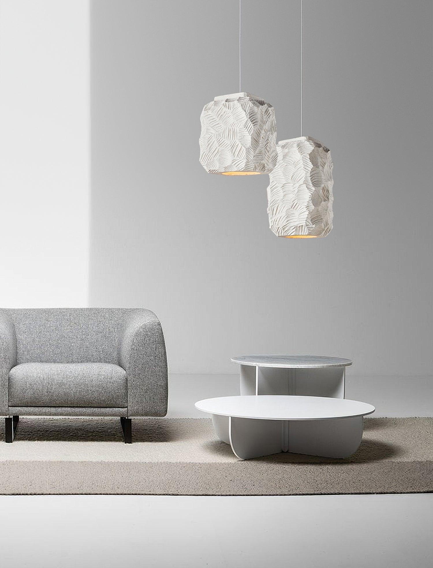 Resin Geometry Pendant Lamp - Lamp Outdoor