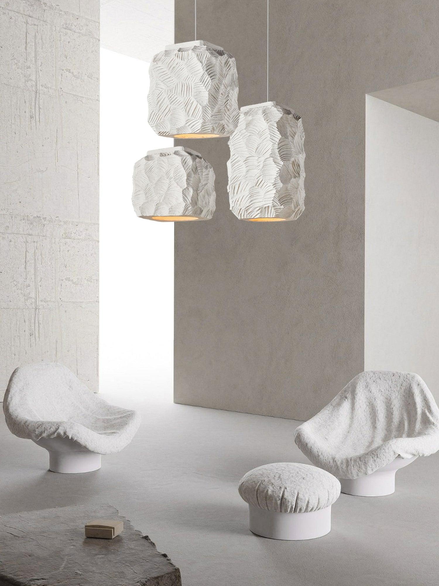 Resin Geometry Pendant Lamp - Lamp Outdoor