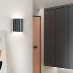 Resin Ribbed Wall Lamp - Lamp Outdoor