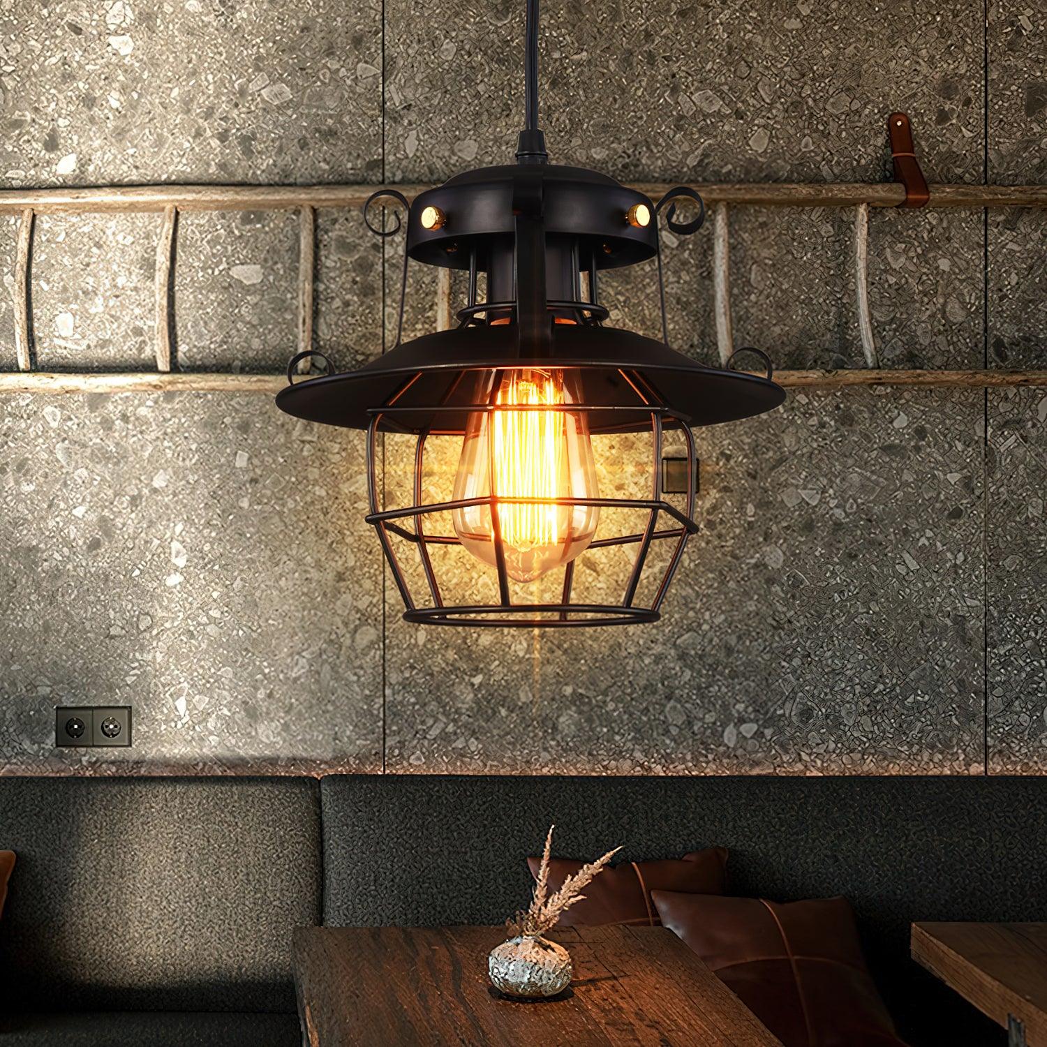 Retro Birdcage Pendant Light - Lamp Outdoor