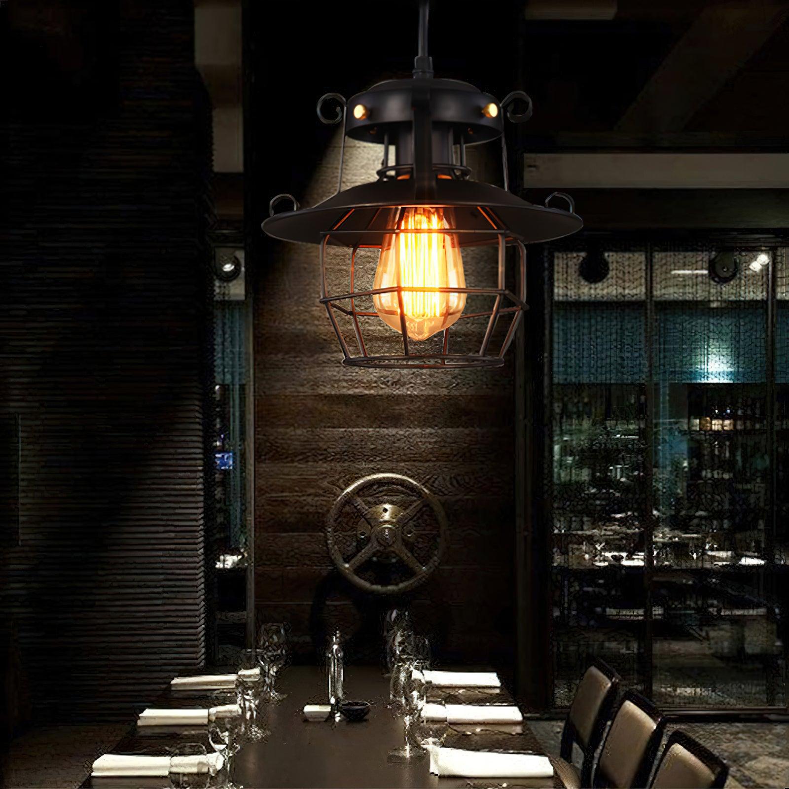 Retro Birdcage Pendant Light - Lamp Outdoor