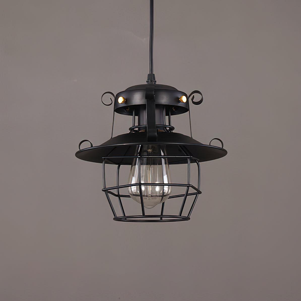 Retro Birdcage Pendant Light - Lamp Outdoor