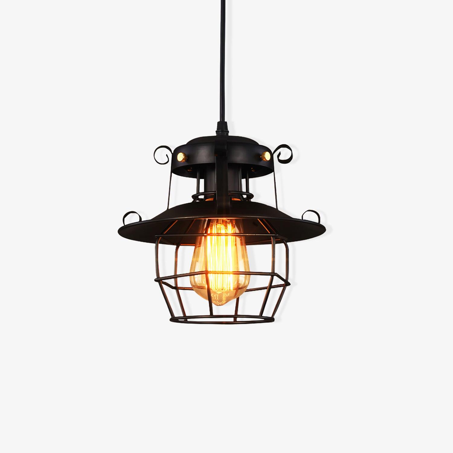 Retro Birdcage Pendant Light - Lamp Outdoor