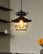 Retro Birdcage Pendant Light - Lamp Outdoor