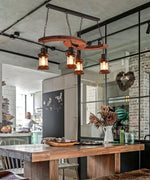 Aurora Chandelier Boat Wood Vintage - Lamp Outdoor