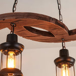 Aurora Chandelier Boat Wood Vintage - Lamp Outdoor