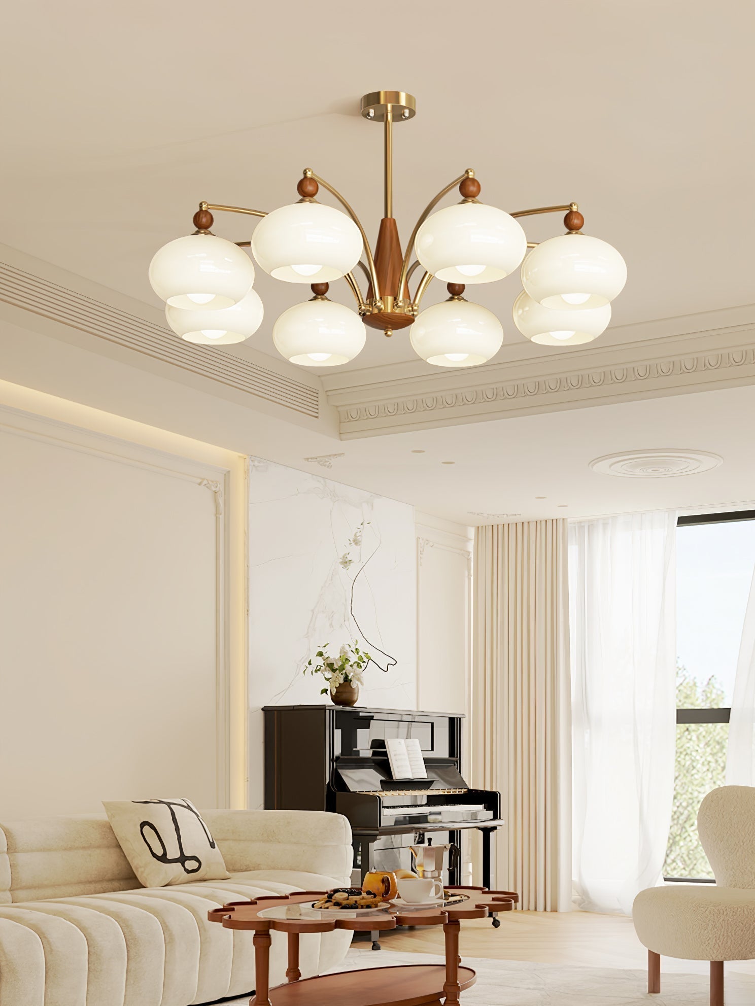 Retro Calliope Chandelier - Lamp Outdoor