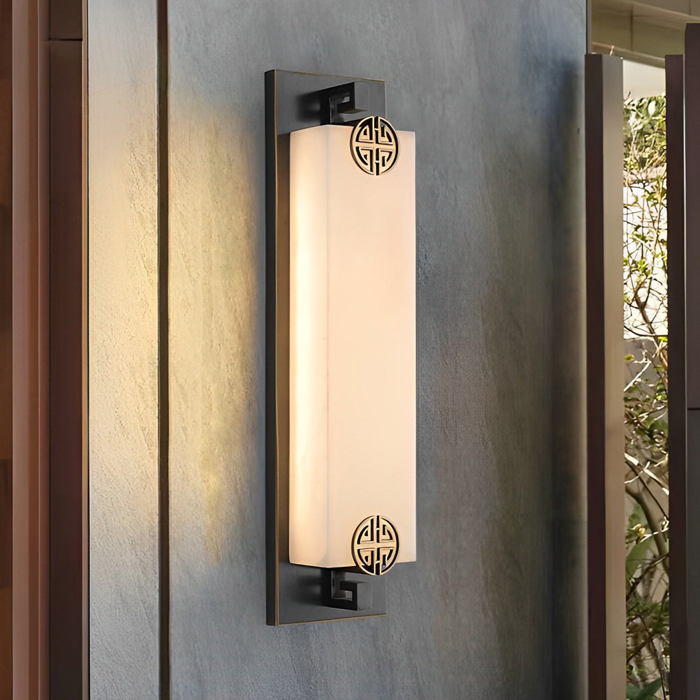 Outdoor Waterproof LED Copper Retro Exterior Wall Lights Sconces Lighting - Lamp Outdoor