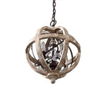 Retro Globe Weathered Chandelier - Lamp Outdoor