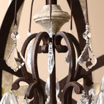 Retro Globe Weathered Chandelier - Lamp Outdoor