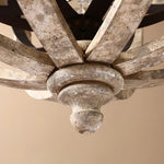 Retro Globe Weathered Chandelier - Lamp Outdoor