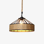 Retro Hemp Rope Exquisite Pendant Light - Lamp Outdoor
