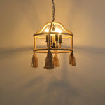 Retro Hemp Rope Exquisite Pendant Light - Lamp Outdoor