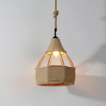 Retro Hemp Rope Exquisite Pendant Light - Lamp Outdoor