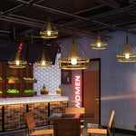 Retro Hemp Rope Interesting Pendant Light - Lamp Outdoor