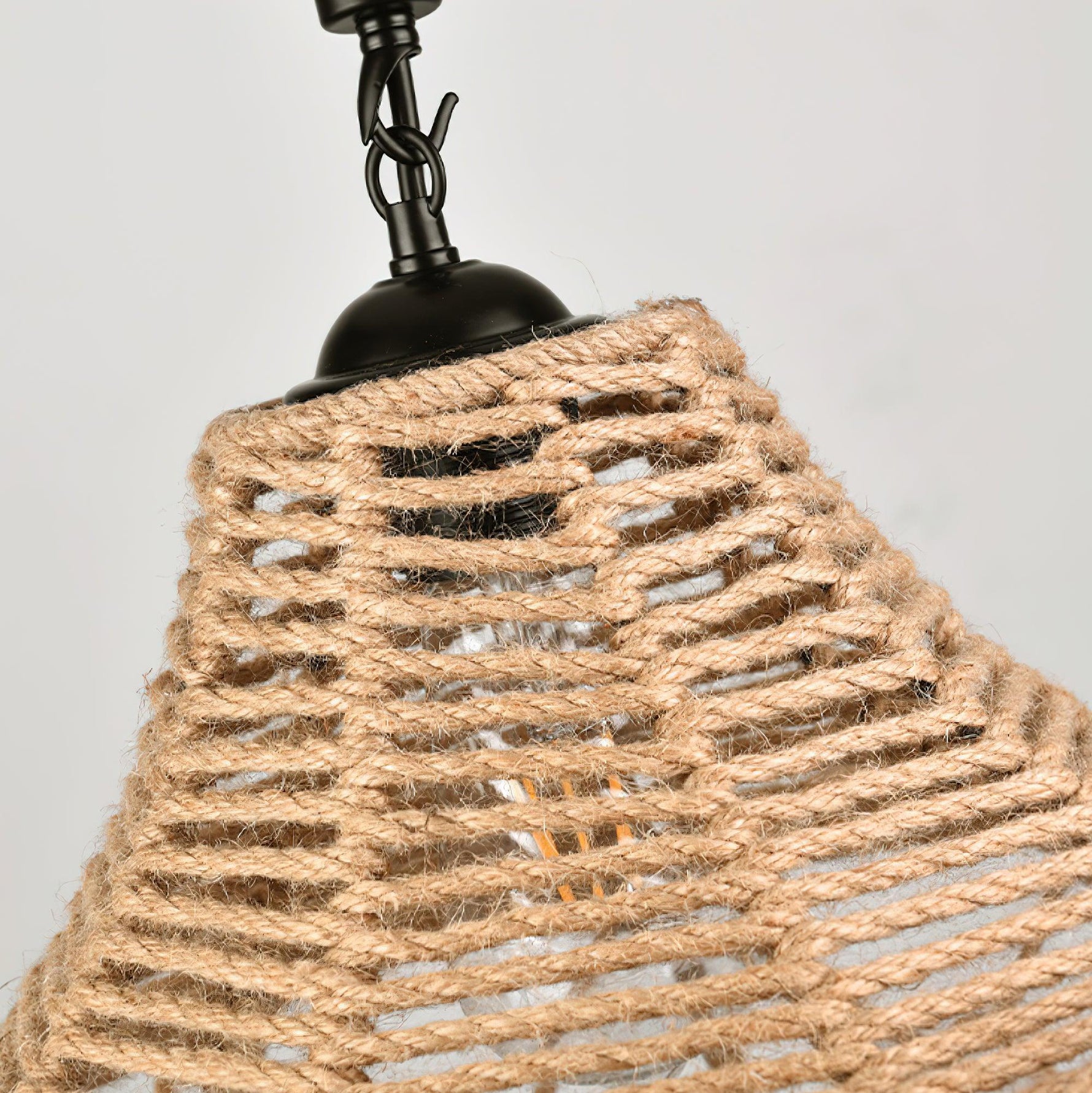Retro Hemp Rope Interesting Pendant Light - Lamp Outdoor