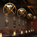Retro Hemp Rope Interesting Pendant Light - Lamp Outdoor