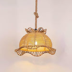 Retro Hemp Rope Interesting Pendant Light - Lamp Outdoor