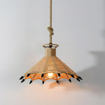Retro Hemp Rope Interesting Pendant Light - Lamp Outdoor