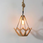 Retro Hemp Rope Interesting Pendant Light - Lamp Outdoor